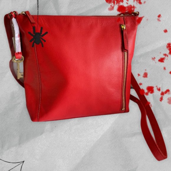 Fossil Tara Crossbody bag – Brick Red - Picture 1 of 6